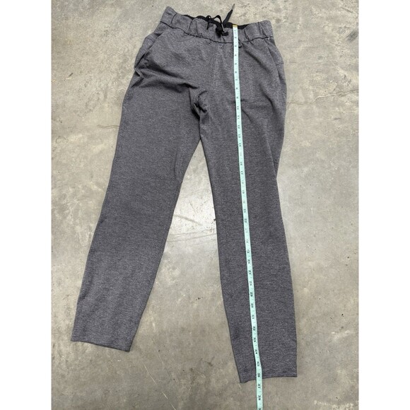 Lululemon On The Fly Pant 28" Heathered Black Gray Full-On® Luxtreme. Sz 2 - Picture 6 of 13